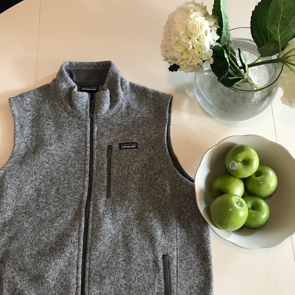patagonia better sweater vest stonewash